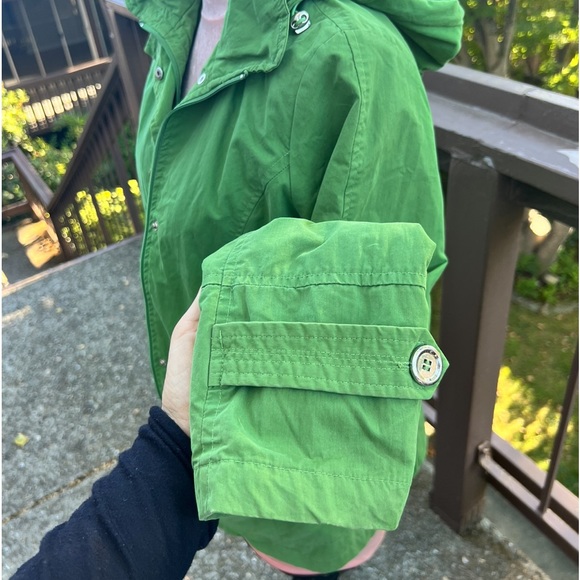 Weather Tamer Green hooded lined fall jacket vintage small - Picture 11 of 16